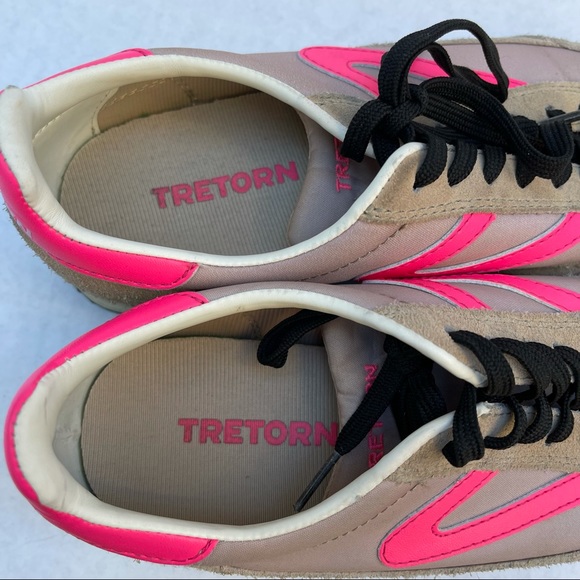 Tretorn Rawlins Retro Colorblock Suede Lace-up Sneakers In - Picture 5 of 9